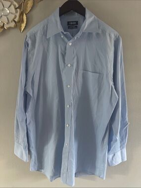 Izod Light Blue Men's Long-Sleeve Dress Shirt